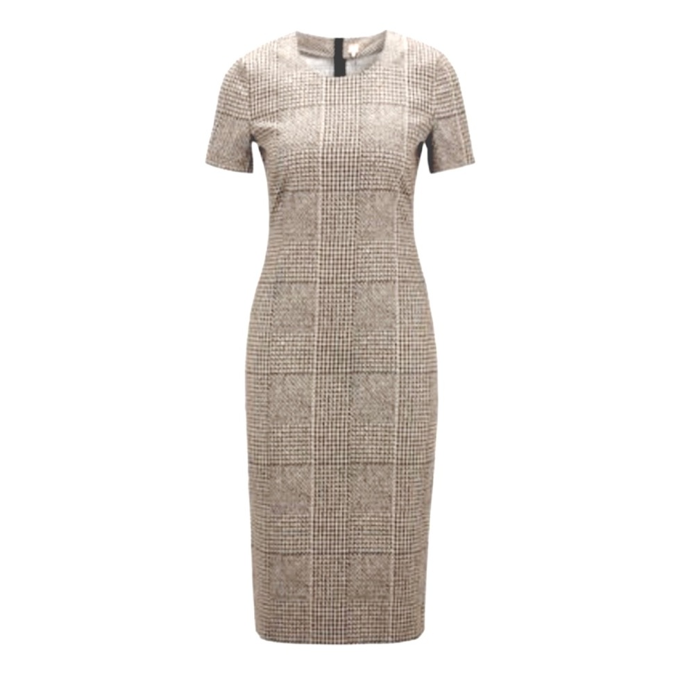 NWT HUGO BOSS Glenn Plaid Sheath - Picture 10 of 11